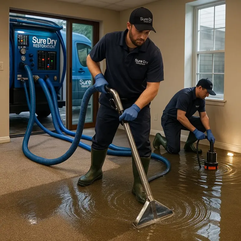 Water Extraction and Removal process in Euless, TX